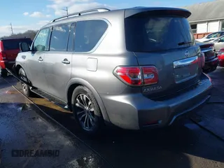 2020 Nissan Armada SL with VIN JN8AY2NC6LX516391, listed as a IAAI auction lot 41136631 with 126,722 mi miles. Bid and sale history available at carsss.com. Image 3.