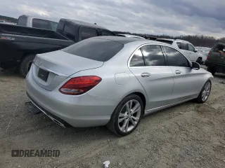 2016 Mercedes-Benz C 300 with VIN 55SWF4JB2GU166997, listed as a Copart auction lot 47840625 with 117,596 mi miles and Salvage Title. Bid and sale history available at carsss.com. Image 3.
