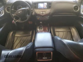 2013 Infiniti JX35 with VIN 5N1AL0MM7DC301244, listed as a Copart auction lot 47634945 with 116,533 mi miles and Salvage Title. Bid and sale history available at DreamBid. Image 8.