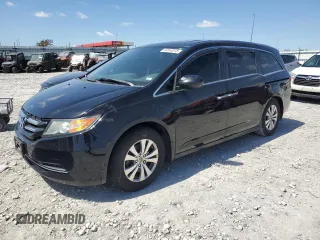 2014 Honda Odyssey EX-L with VIN 5FNRL5H60EB086746, listed as a Copart auction lot 53044515 with 195,468 mi miles and Salvage title. Bid and sale history available at DreamBid. Image 1.