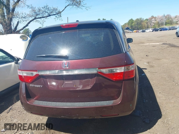 2011 Honda Odyssey EX-L with VIN 5FNRL5H69BB093996, listed as a IAAI auction lot 42151381 with 88,531 mi miles and . Bid and sale history available at carsss.com. Image 16.