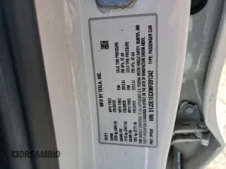 2021 Tesla Model 3 Performance with VIN 5YJ3E1ECXMF091342, listed as a Copart auction lot 49987595 with 120,881 mi miles and Salvage Title. Bid and sale history available at DreamBid. Image 14.