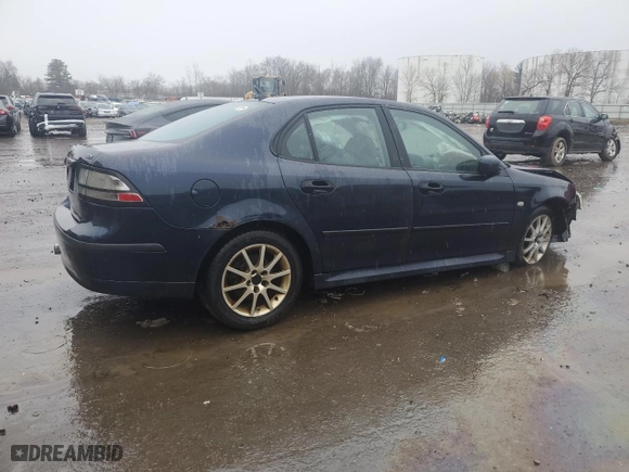 2005 Saab 9-3 with VIN YS3FD45Y751056175, listed as a Copart auction lot 52386235 with 211,414 mi miles and Salvage Title. Bid and sale history available at carsss.com. Image 3.