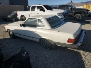 1983 Mercedes-Benz 380 380SL with VIN WDBBA45A2DB027398, listed as a Copart auction lot 88287835 with 182,159 mi miles and Clean Title. Bid and sale history available at carsss.com. Image 2.