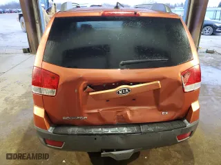 2009 Kia Borrego LX with VIN KNDJJ741395023902, listed as a Copart auction lot 83908374 with 232,282 mi miles and Salvage Title. Bid and sale history available at carsss.com. Image 6.