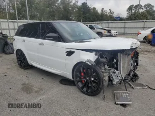 2022 Land Rover Range Rover Sport HST with VIN SALWS2RU3NA242121, listed as a Copart auction lot 46434655 with 23,073 mi miles and Salvage Title. Bid and sale history available at carsss.com. Image 4.