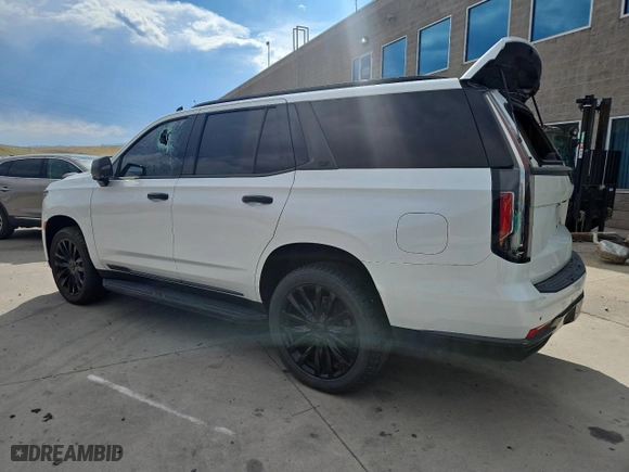 2022 Cadillac Escalade Luxury with VIN 1GYS3AKL8NR103032, listed as a Copart auction lot 59179684 with 49,122 mi miles and Non Repairable. Bid and sale history available at carsss.com. Image 2.