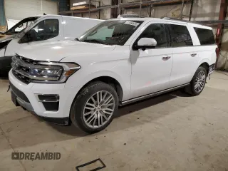 2022 Ford Expedition Max Limited with VIN 1FMJK2AT0NEA11220, listed as a Copart auction lot 41860675 with 43,635 mi miles and Salvage title. Bid and sale history available at DreamBid. Image 1.