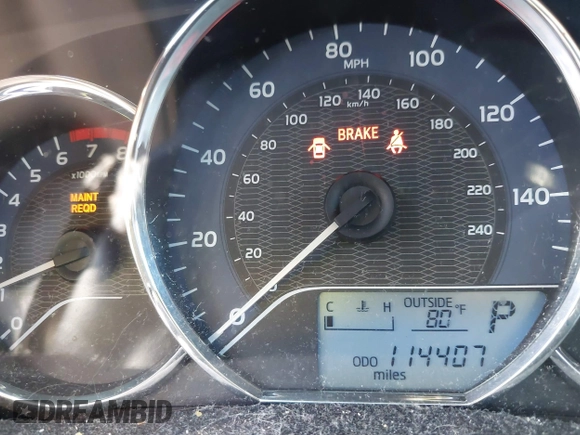 2016 Toyota Corolla L with VIN 2T1BURHE4GC603048, listed as a IAAI auction lot 42061311 with 114,407 mi miles and . Bid and sale history available at DreamBid. Image 7.