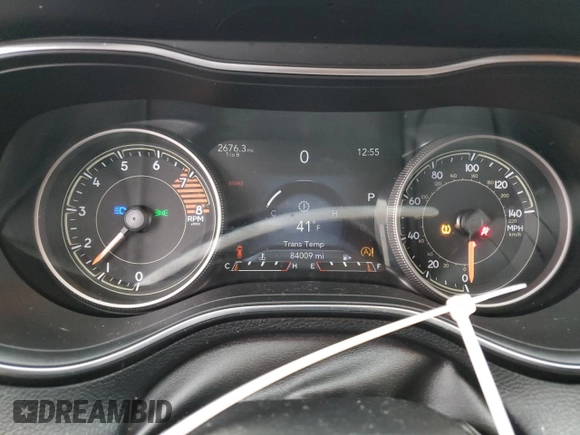 2019 Jeep Cherokee Trailhawk Elite with VIN 1C4PJMBX9KD461643, listed as a Copart auction lot 46308055 with 84,009 mi miles and Salvage Title. Bid and sale history available at carsss.com. Image 9.