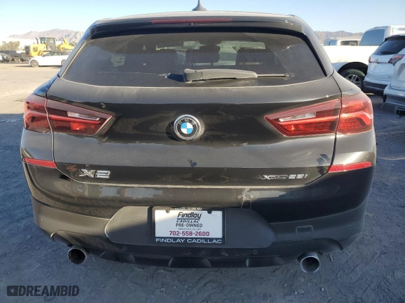 2020 BMW X2 xDrive28i with VIN WBXYJ1C01L5R58267, listed as a Copart auction lot 44758805 with 32,886 mi miles and Salvage Title. Bid and sale history available at carsss.com. Image 6.