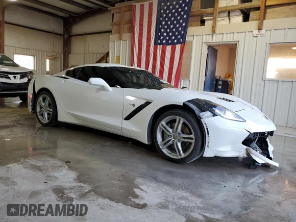 2016 Chevrolet Corvette 1LT with VIN 1G1YB2D71G5118256, listed as a Copart auction lot 80724654 with 81,991 mi miles and Salvage Title. Bid and sale history available at carsss.com. Image 4.