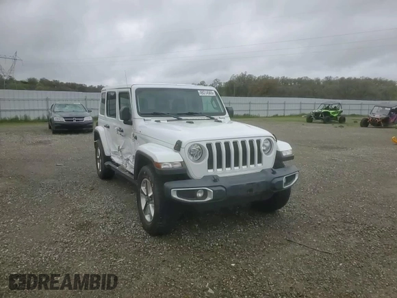 2019 Jeep Wrangler Unlimited Sahara with VIN 1C4HJXEG5KW600639, listed as a Copart auction lot 49314565 with 58,637 mi miles and Salvage title. Bid and sale history available at DreamBid. Image 12.