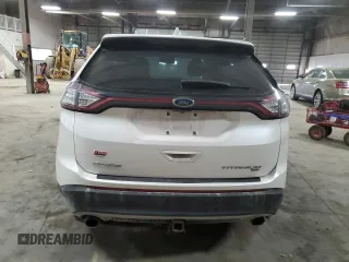 2017 Ford Edge Titanium with VIN 2FMPK4K83HBC14599, listed as a Copart auction lot 49268825 with 114,041 mi miles and Salvage Title. Bid and sale history available at carsss.com. Image 6.