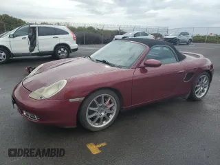 2000 Porsche Boxster S with VIN WP0CB2986YU663153, listed as a Copart auction lot 49165985 with 81,992 mi miles and Clean Title. Bid and sale history available at carsss.com. Image 1.