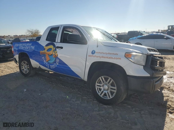 2016 Toyota Tundra 2WD Truck SR with VIN 5TFRM5F15GX104901, listed as a Copart auction lot 83690574 with 0 mi miles and Salvage Title. Bid and sale history available at carsss.com. Image 4.