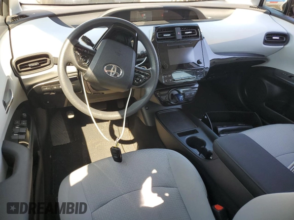 2019 Toyota Prius LE with VIN JTDL9RFU7K3002024, listed as a Copart auction lot 56579145 with 18,019 mi miles and Salvage Title. Bid and sale history available at DreamBid. Image 8.