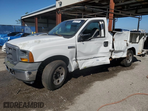2005 Ford F-250 with VIN 1FDNF20535EC46865, listed as a Copart auction lot 48720785 with Not provided miles and Salvage title. Bid and sale history available at DreamBid. Image 1.