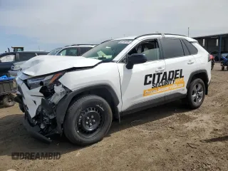 2024 Toyota RAV4 Hybrid LE with VIN JTMLWRFV6RD242526, listed as a Copart auction lot 55748785 with 41,553 mi miles and Salvage title. Bid and sale history available at DreamBid. Image 1.