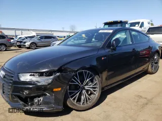 2017 Audi A7 Prestige with VIN WAU22AFC3HN067116, listed as a Copart auction lot 49481385 with 114,063 mi miles and Salvage Title. Bid and sale history available at carsss.com. Image 1.