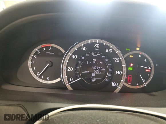 2015 Honda Accord EX-L with VIN 1HGCR2F87FA242882, listed as a Copart auction lot 60614275 with 140,304 mi miles and Salvage title. Bid and sale history available at DreamBid. Image 9.