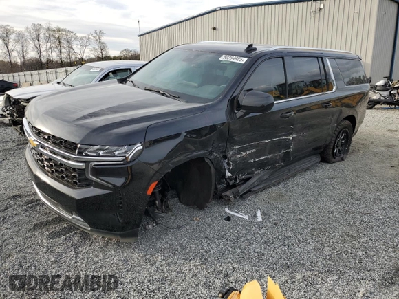 2023 Chevrolet Suburban z VIN 1GNSKBET9PR554250, wystawiony jako Copart lot #50294985 z przebiegiem 20 499 mil mil oraz Szkoda całkowita • Salvage title. Historia ofert i sprzedaży dostępna na DreamBid. Obrazek 1.