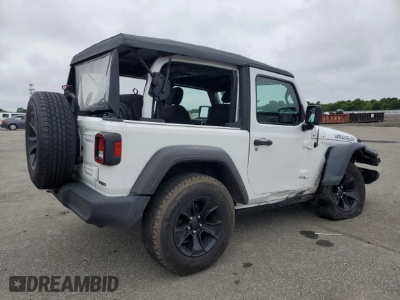 2018 Jeep Wrangler Sport z VIN 1C4GJXAG6JW168823, wystawiony jako Copart lot #64035115 z przebiegiem 90 387 mil mil oraz Szkoda całkowita • Salvage title. Historia ofert i sprzedaży dostępna na DreamBid. Obrazek 3.