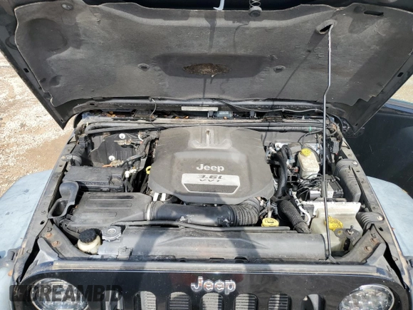 2012 Jeep Wrangler Unlimited Call of Duty MW3 with VIN 1C4BJWFG2CL191940, listed as a Copart auction lot 65955465 with 108,033 mi miles and Clean title. Bid and sale history available at DreamBid. Image 12.