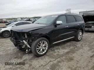 2014 Dodge Durango Citadel z VIN 1C4SDJET3EC592537, wystawiony jako Copart lot #51525125 z przebiegiem 129 804 mil mil oraz Szkoda całkowita • Salvage title. Historia ofert i sprzedaży dostępna na DreamBid. Obrazek 1.