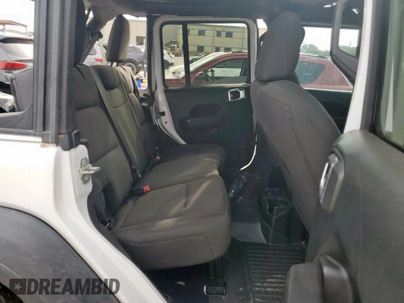 2018 Jeep Wrangler Unlimited Sport with VIN 1C4HJXDG5JW116017, listed as a Copart auction lot 60175975 with 56,055 mi miles and Salvage title. Bid and sale history available at DreamBid. Image 11.