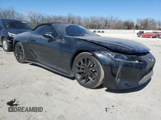 2021 Lexus LC with VIN JTHKPAAY9MA100031, listed as a Copart auction lot 47472385 with 28,233 mi miles and Salvage Title. Bid and sale history available at carsss.com. Image 4.