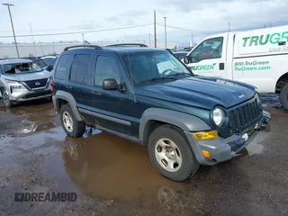2005 Jeep Liberty Sport with VIN 1J4GL48KX5W664064, listed as a IAAI auction lot 41954631 with 161,522 mi miles. Bid and sale history available at carsss.com. Image 1.