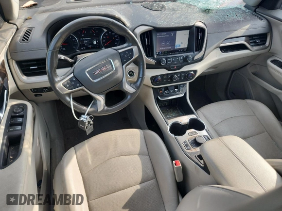 2018 GMC Terrain Denali with VIN 3GKALXEX4JL370144, listed as a Copart auction lot 58621755 with 115,467 mi miles and Salvage title. Bid and sale history available at DreamBid. Image 8.