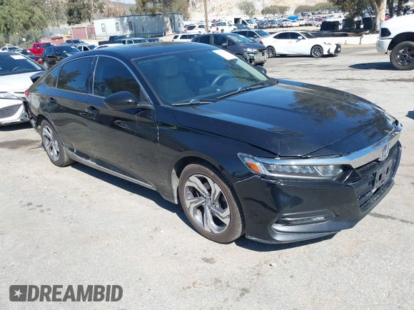 2018 Honda Accord EX with VIN 1HGCV1F49JA019822, listed as a IAAI auction lot 41761969 with 112,507 mi miles and . Bid and sale history available at DreamBid. Image 1.