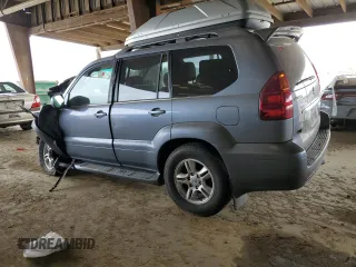 2005 Lexus GX 470 with VIN JTJBT20XX50073695, listed as a Copart auction lot 50595385 with 162,617 mi miles and Salvage Title. Bid and sale history available at carsss.com. Image 2.
