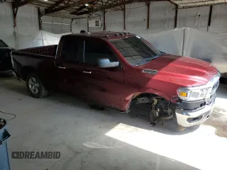 2019 Ram 1500 Big Horn with VIN 1C6SRFBT9KN915709, listed as a Copart auction lot 54867195 with 92,827 mi miles and Salvage title. Bid and sale history available at DreamBid. Image 4.