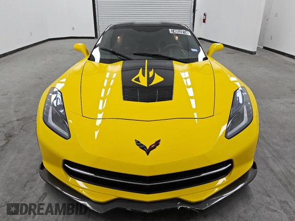 2015 Chevrolet Corvette 3LT with VIN 1G1YF2D74F5105830, listed as a Copart auction lot 74052814 with 13,994 mi miles and Clean Title. Bid and sale history available at carsss.com. Image 5.