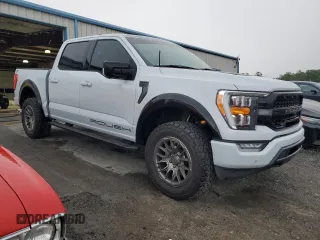 2022 Ford F-150 XL with VIN 1FTFW1E55NKD11289, listed as a Copart auction lot 61900705 with 38,500 mi miles and Salvage title. Bid and sale history available at DreamBid. Image 4.