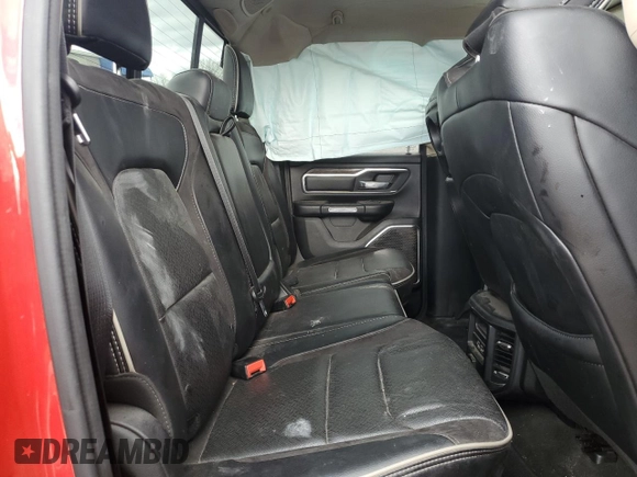 2019 Ram 1500 Laramie with VIN 1C6SRFDT2KN806618, listed as a Copart auction lot 86817314 with 0 mi miles and Salvage Title. Bid and sale history available at carsss.com. Image 10.