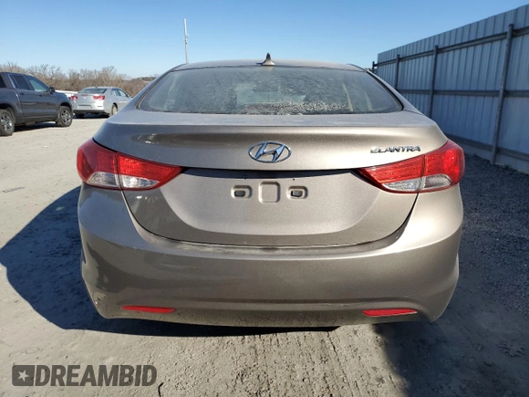 2011 Hyundai Elantra Limited with VIN 5NPDH4AE9BH028414, listed as a Copart auction lot 87809005 with 160,822 mi miles and Salvage title. Bid and sale history available at DreamBid. Image 6.