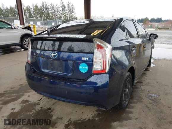 2015 Toyota Prius Four with VIN JTDKN3DU0F1996525, listed as a IAAI auction lot 41788534 with 322,072 mi miles. Bid and sale history available at carsss.com. Image 4.