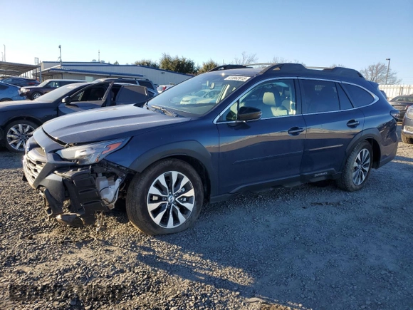 2025 Subaru Outback Limited with VIN 4S4BTANC2S3124583, listed as a Copart auction lot 41862915 with 4,215 mi miles and Salvage Title. Bid and sale history available at carsss.com. Image 1.