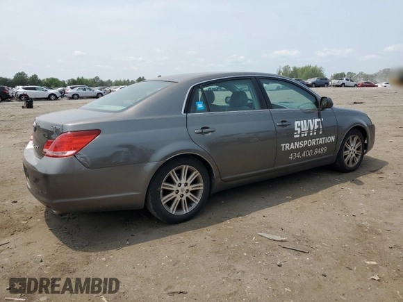 2005 Toyota Avalon XL z VIN 4T1BK36B85U014222, wystawiony jako Copart lot #59955415 z przebiegiem 239 897 mil mil oraz Czysty tytuł • Clean title. Historia ofert i sprzedaży dostępna na DreamBid. Obrazek 3.