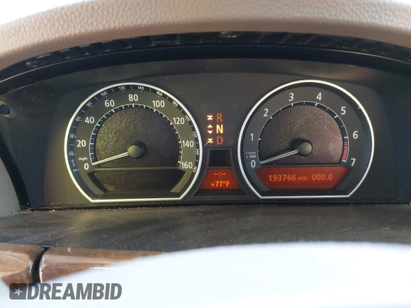 2003 BMW 7 Series 745Li with VIN WBAGN63403DR11506, listed as a IAAI auction lot 41350546 with 193,766 mi miles and . Bid and sale history available at DreamBid. Image 7.
