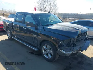 2015 Ram 1500 Big Horn with VIN 3C6RR7LT1FG597666, listed as a IAAI auction lot 41656249 with 134,053 mi miles. Bid and sale history available at carsss.com. Image 1.