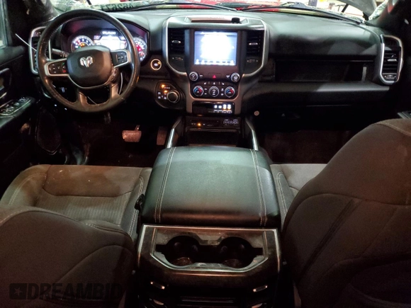 2019 Ram 1500 Big Horn/Lone Star with VIN 1C6SRFFT5KN850741, listed as a Copart auction lot 48044195 with 87,119 mi miles and Salvage Title. Bid and sale history available at carsss.com. Image 8.