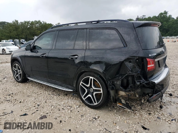 2018 Mercedes-Benz GLS 550 with VIN 4JGDF7DE7JB055495, listed as a Copart auction lot 54643304 with 72,898 mi miles and Clean Title. Bid and sale history available at DreamBid. Image 2.