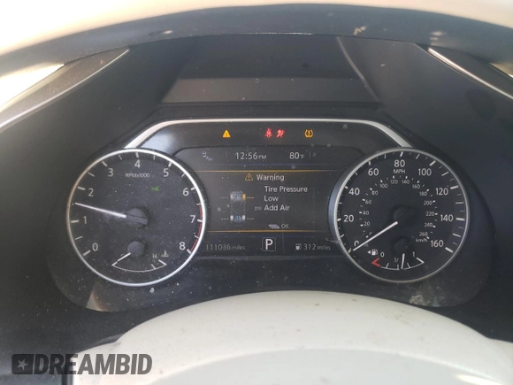 2018 Nissan Murano Platinum with VIN 5N1AZ2MG1JN155413, listed as a Copart auction lot 46956355 with 111,036 mi miles and Salvage Title. Bid and sale history available at carsss.com. Image 9.