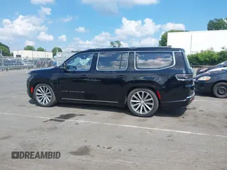2022 Jeep Grand Wagoneer Series II with VIN 1C4SJVFJ8NS139713, listed as a IAAI auction lot 42585321 with 35,798 mi miles and . Bid and sale history available at DreamBid. Image 14.