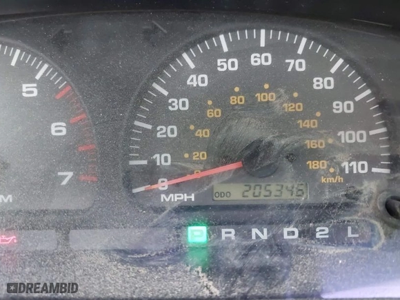 2002 Toyota 4Runner SR5 with VIN JT3GN86R720234521, listed as a IAAI auction lot 41731683 with 205,346 mi miles. Bid and sale history available at carsss.com. Image 7.
